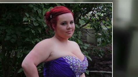 Teen says big breasts caused prom woes .